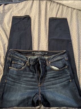 American Eagle Outfitters Navy Blue Skinny Jeans